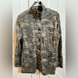 Lucky Brand Camo Print Utility Jacket Size Medium